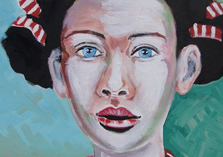 Kathleen van Sterge: „Elisa I.“, Aquarellpapier